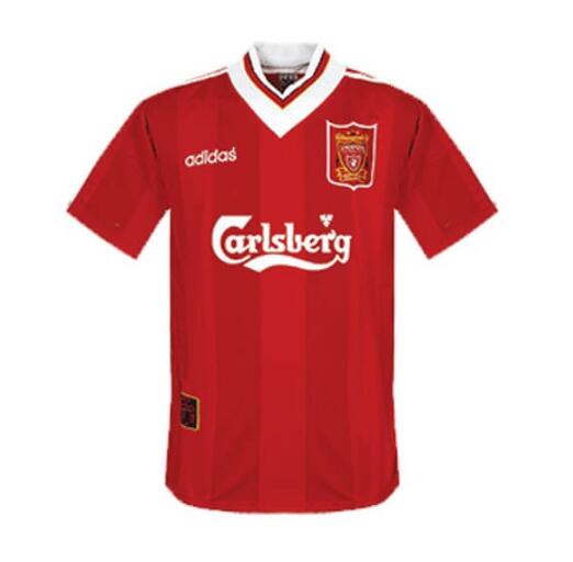 1995-96 Liverpool Retro Home Kit Soccer Jersey